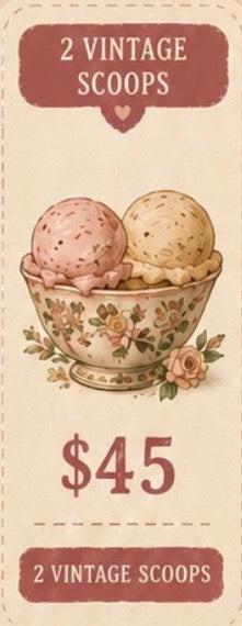 2 Vintage scoops